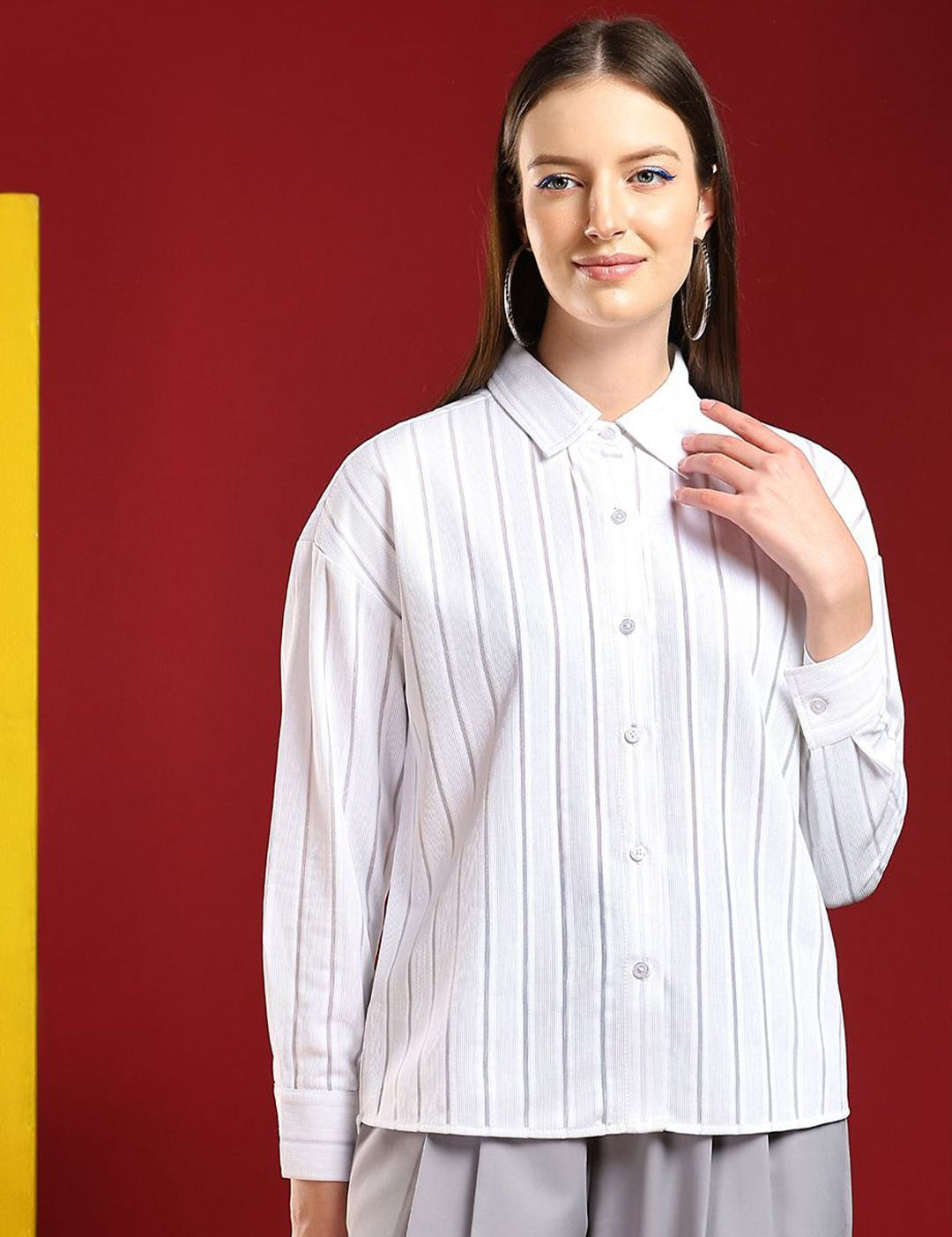 Kotty Women Comfort Opaque Casual Shirt