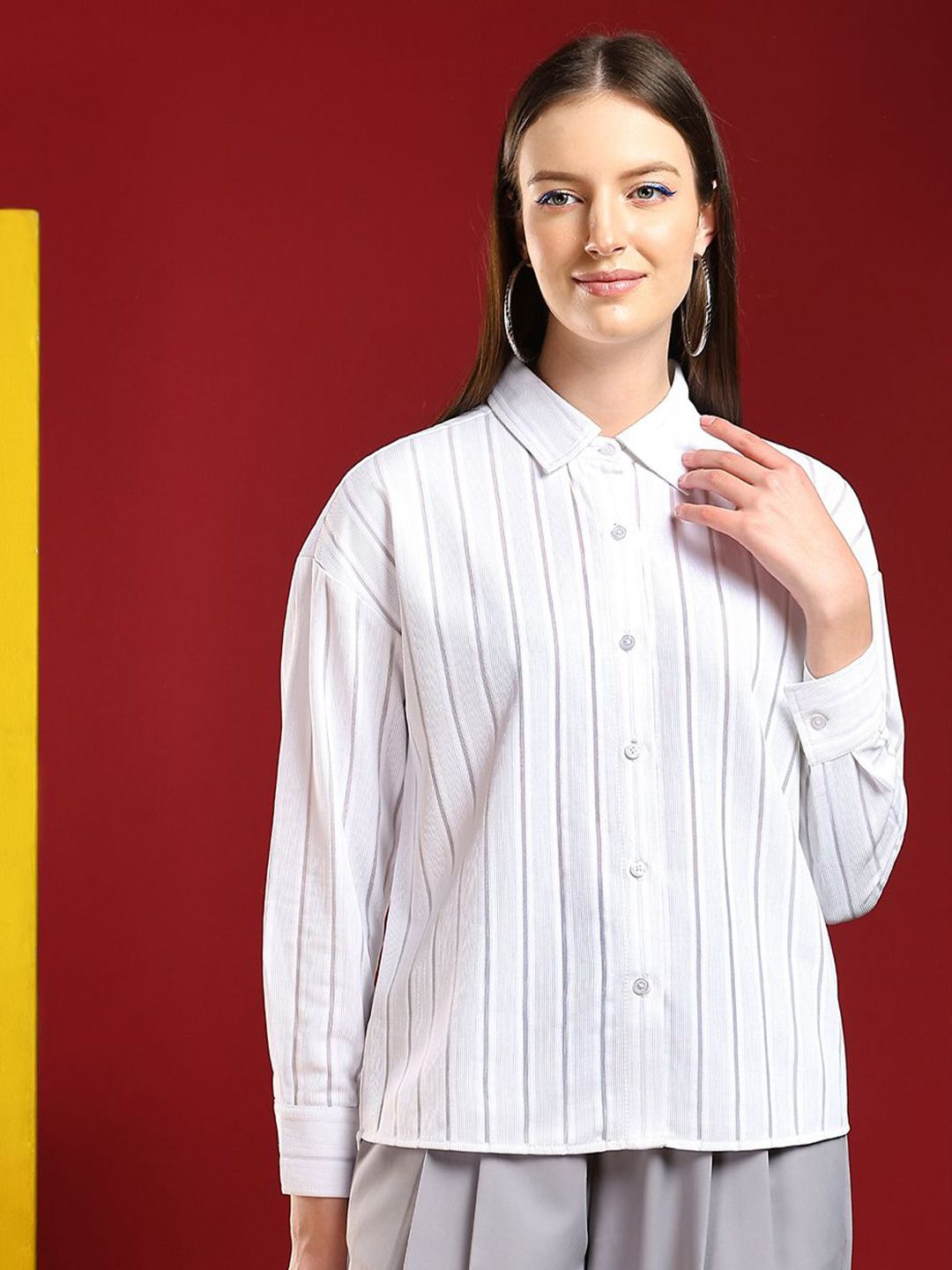 Kotty Women Comfort Opaque Casual Shirt