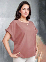 KOTTY Roll-Up Sleeves Top