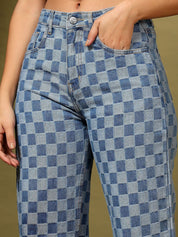 Kotty Women Straight Fit High-Rise Stretchable Jeans