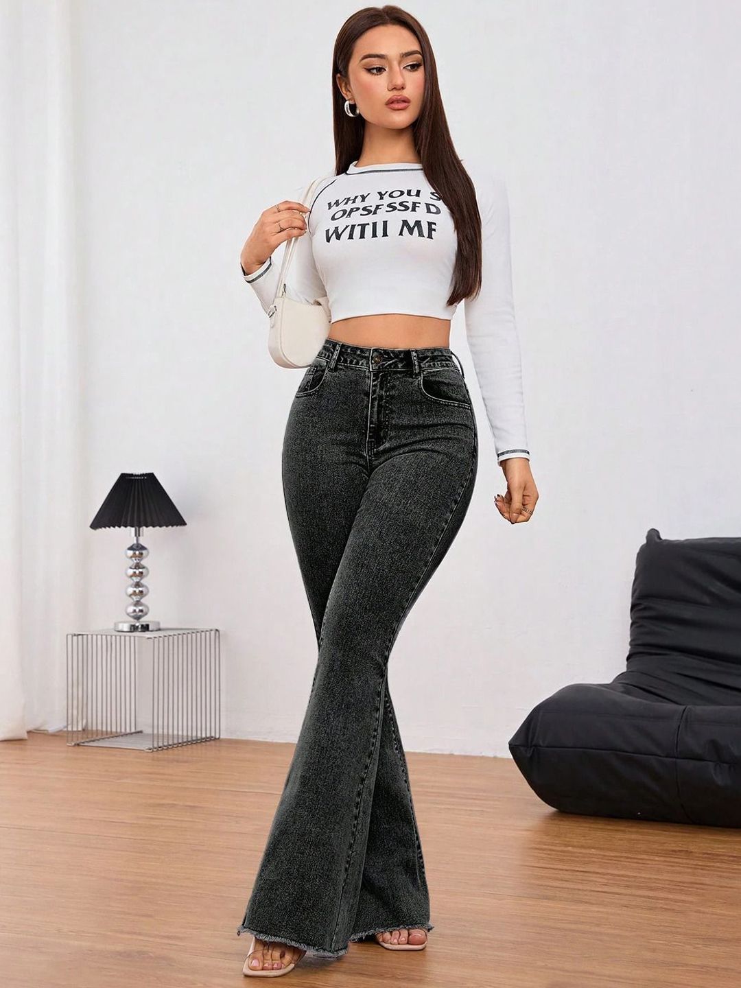 Kotty Women Bootilicious Bootcut Mid-Rise Stretchable Jeans