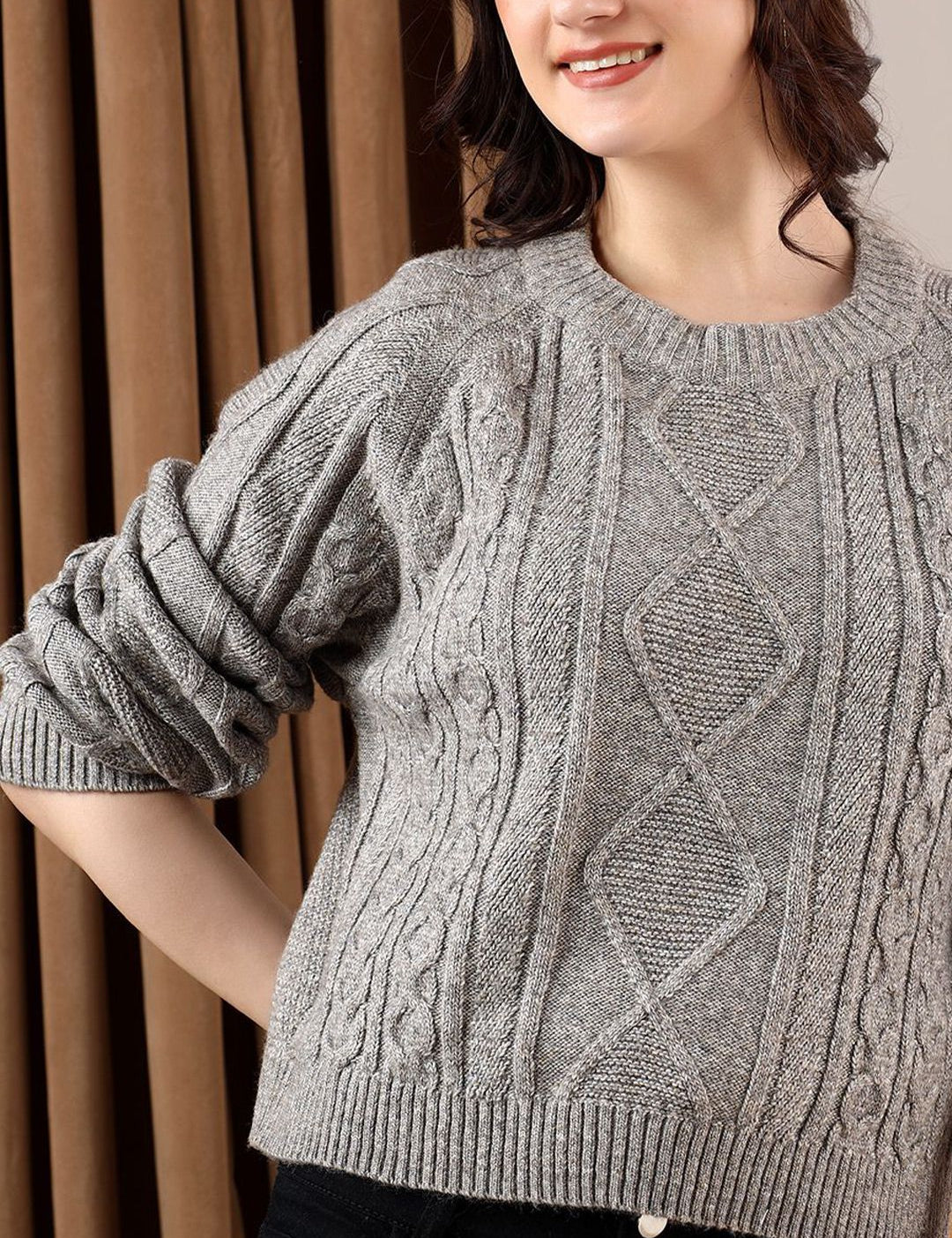Kotty Women Cable Knit Pullover