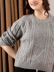 Kotty Women Cable Knit Pullover