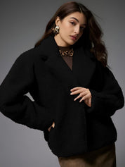 Kotty Lightweight Open Front Lapel Collar Jacket