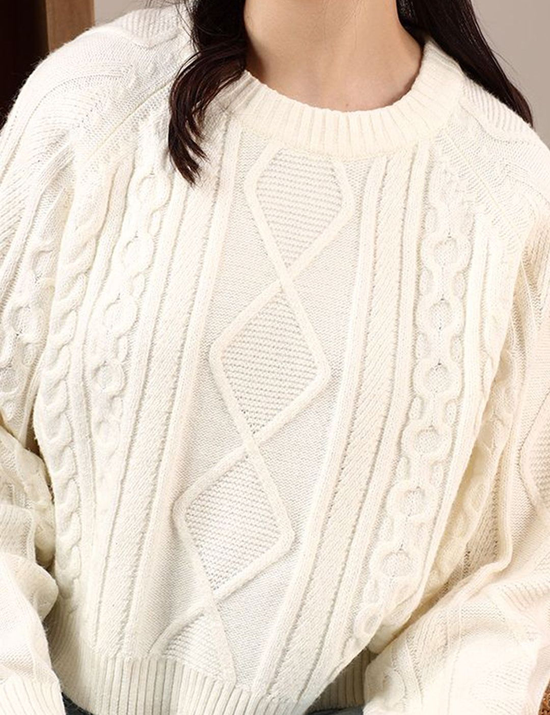 Kotty Women Cable Knit Pullover