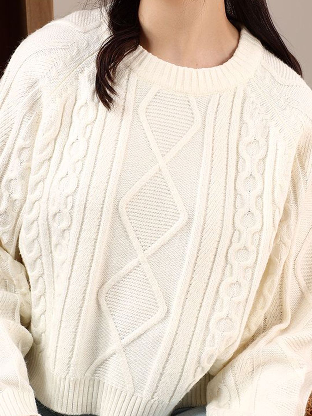 Kotty Women Cable Knit Pullover