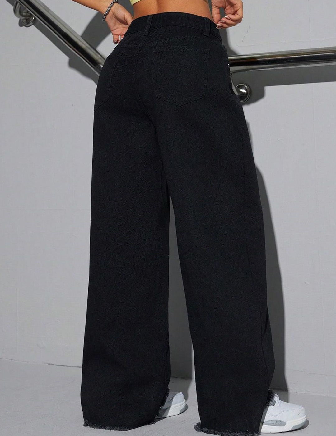 Kotty Women Jean Wide Leg High-Rise Stretchable Jeans