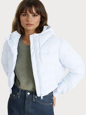 Kotty Hooded Lightweight Crop Puffer Jacket 