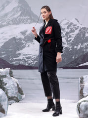 Kotty Notched Lapel Single-Breasted Overcoat