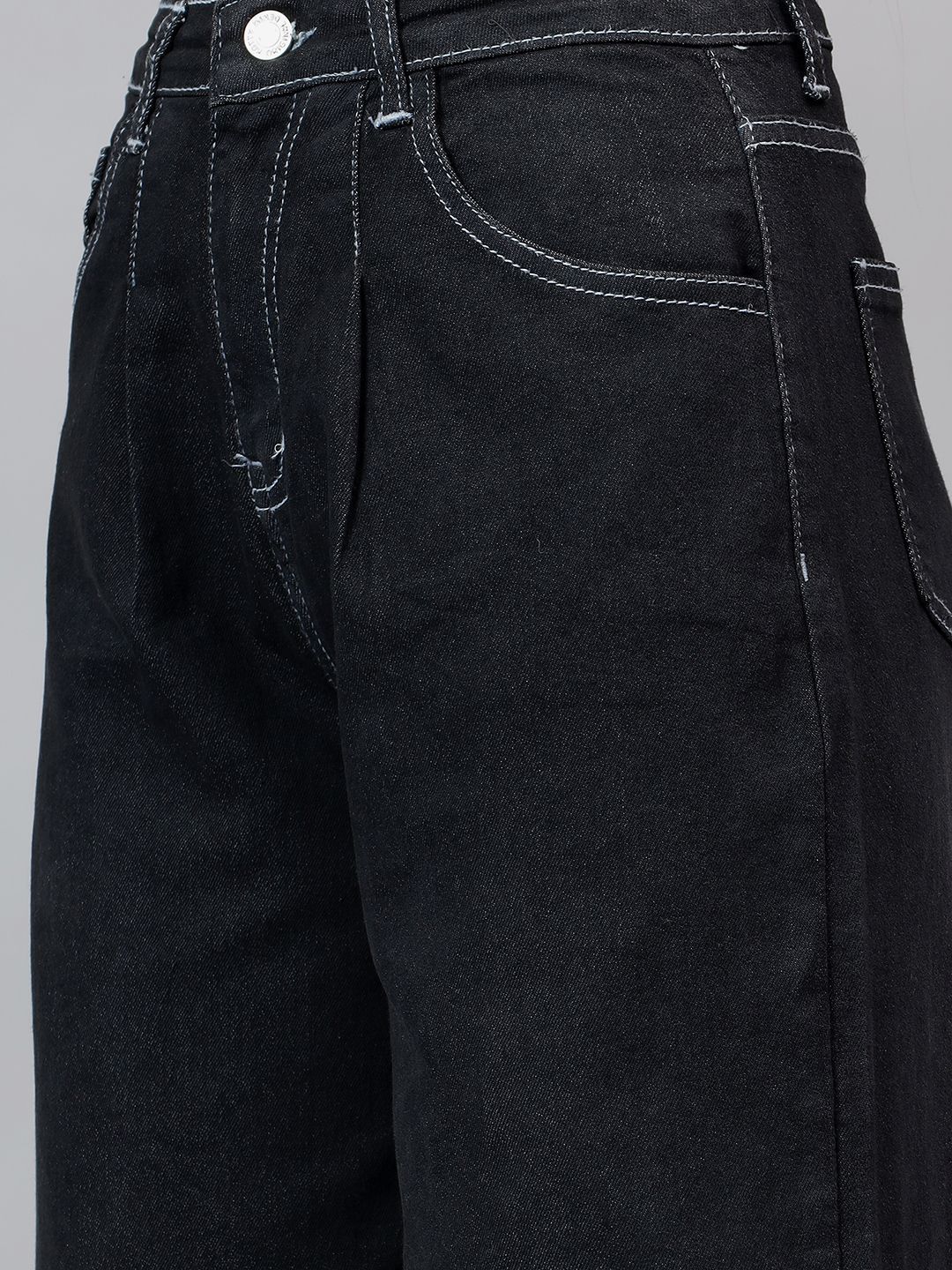 Kotty Women Straight Fit High-Rise Stretchable Jeans