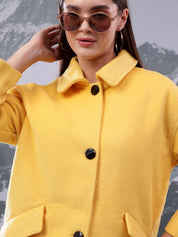 Kotty Women Spread Collar Overcoat