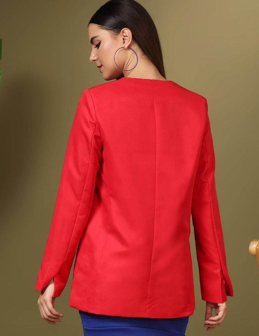 Kotty Notched Lapel Single Breasted Blazer