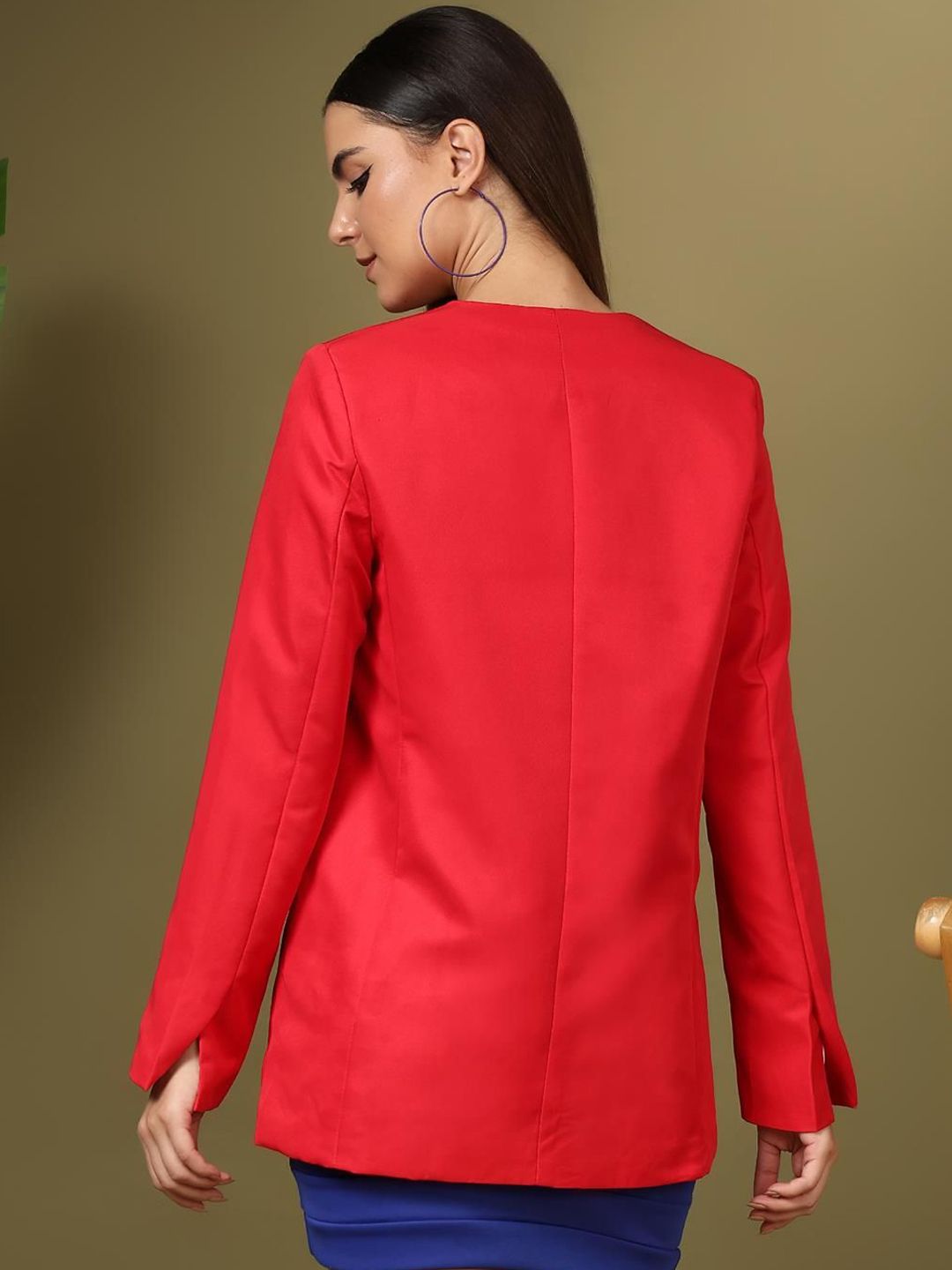 Kotty Notched Lapel Single Breasted Blazer