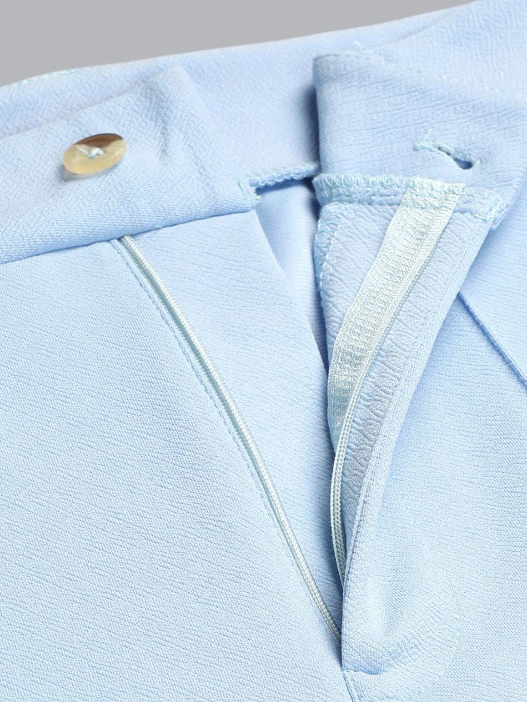 Kotty Women Colourblocked High-Rise Easy Wash Trousers