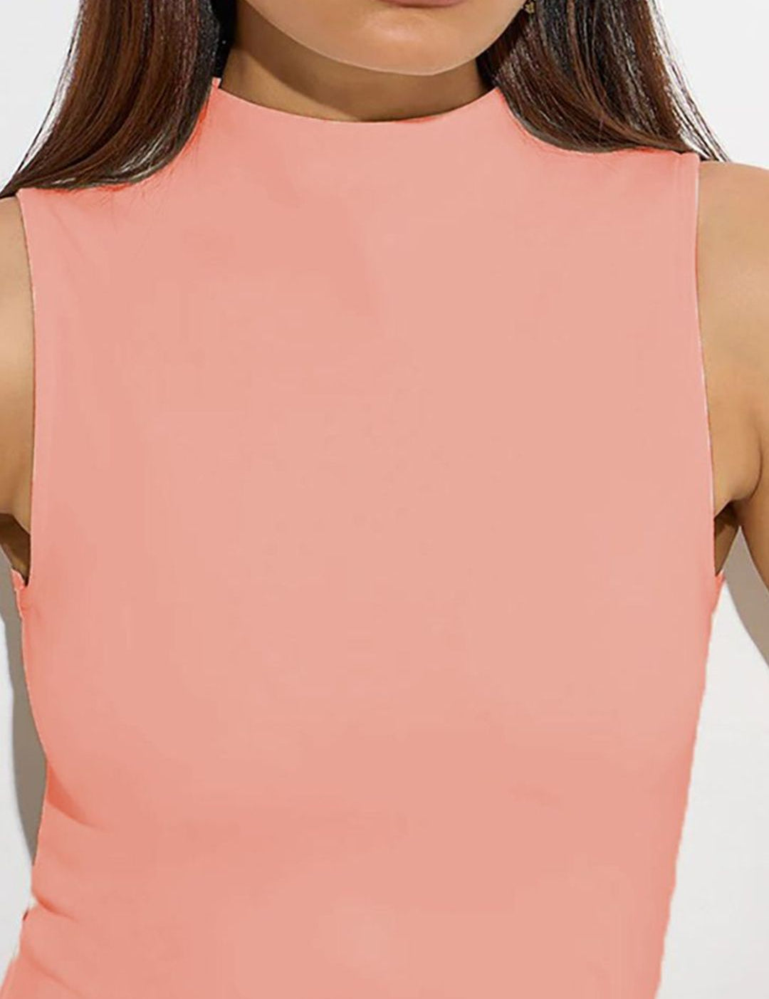 Kotty Women High Neck Fitted Top