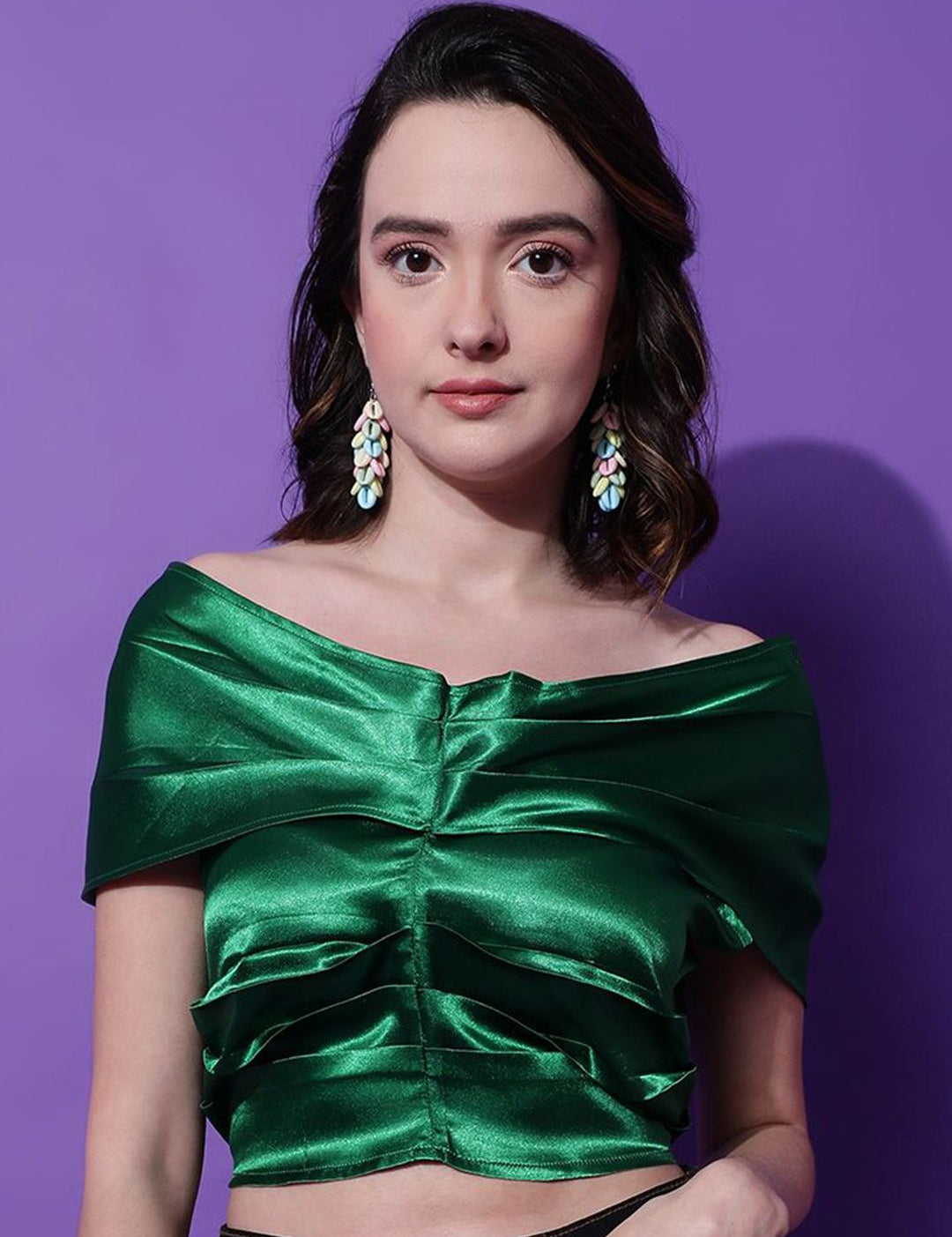 Kotty Women Solid Off-Shoulder Top