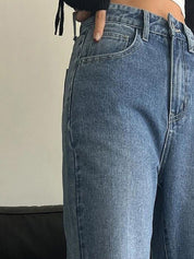 Kotty Women Straight Fit High-Rise Stretchable Jeans