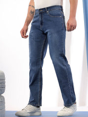 Kotty Men Comfort Regular Fit Mid-Rise Stretchable Jeans