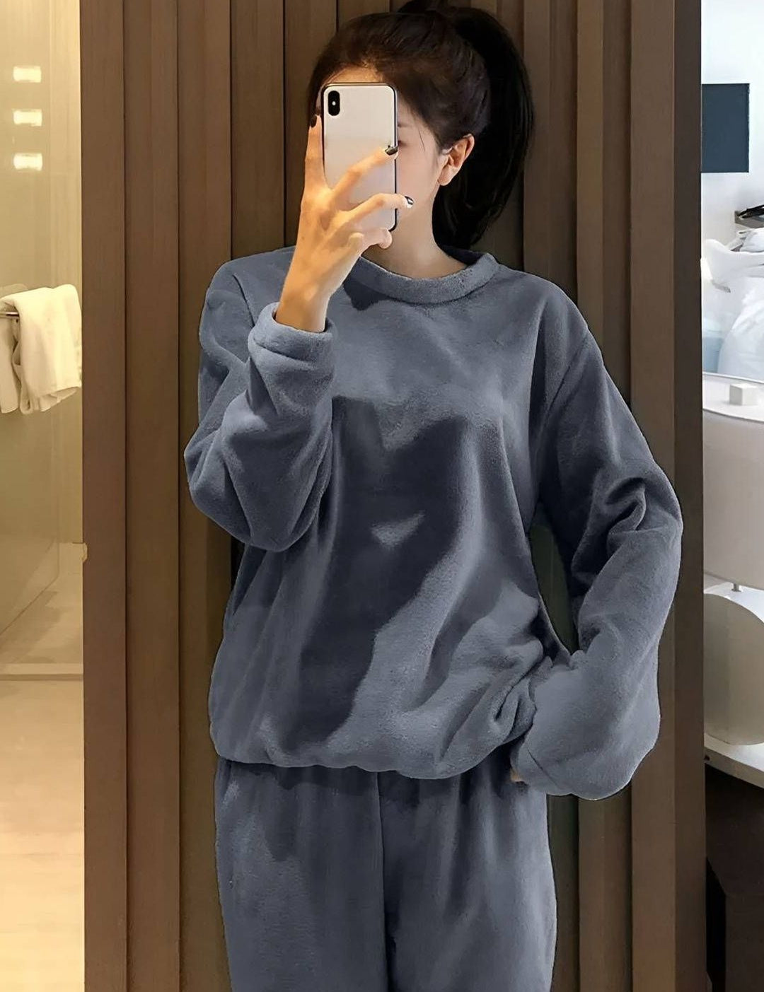 Kotty Round Neck Top With Pyjamas