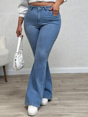 Kotty Women Flared Light Fade High-Rise Jeans