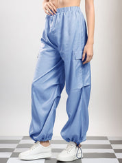 Kotty Women High-Rise Jogger Fit Cargos Trousers