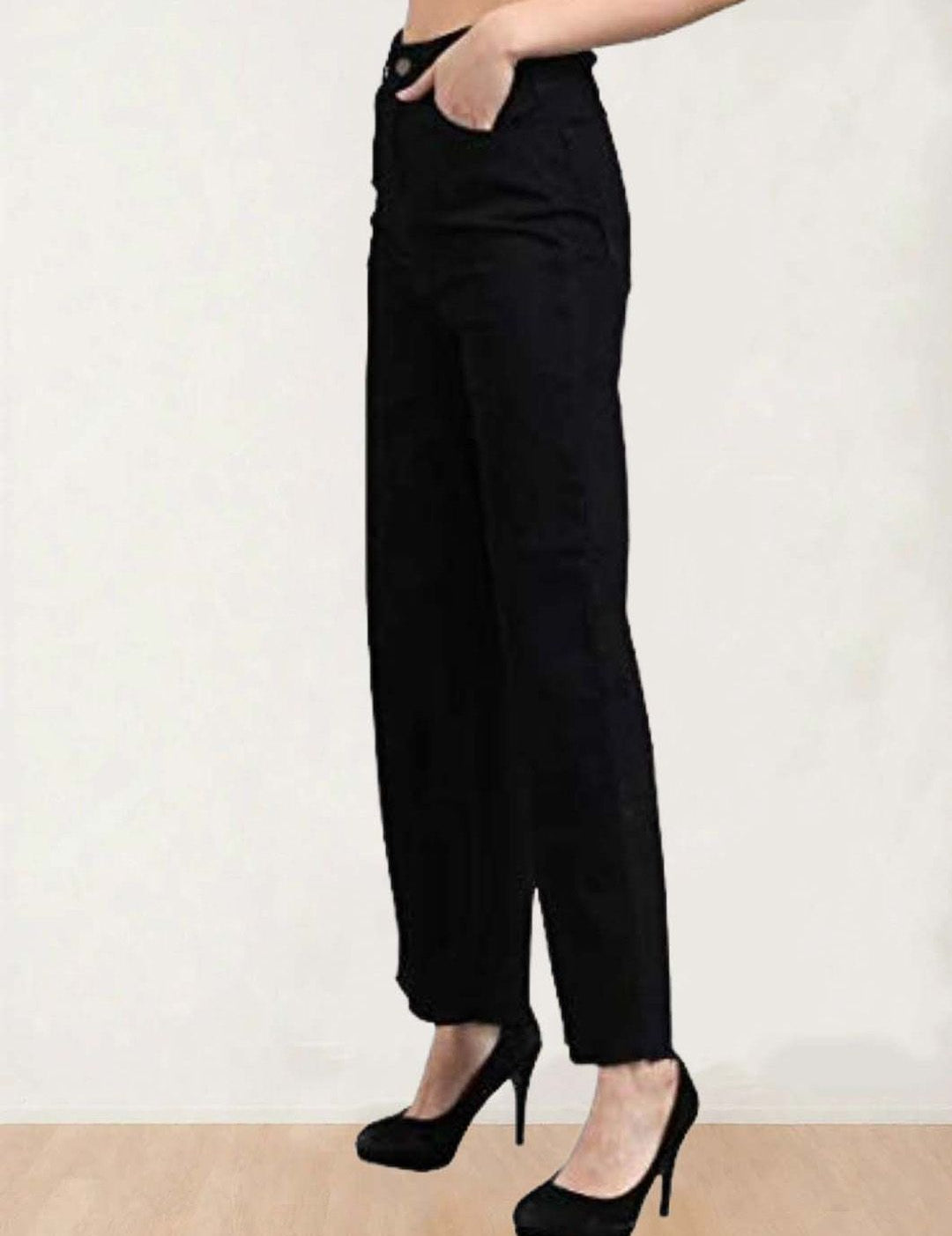 Kotty Women Flared High-Rise Stretchable Cotton Jeans