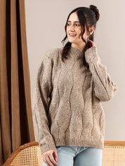 Kotty Women Cable Knit Pullover