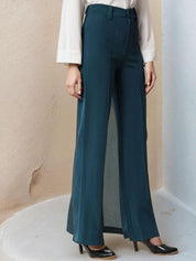 Kotty Women Straight Fit High-Rise Trousers