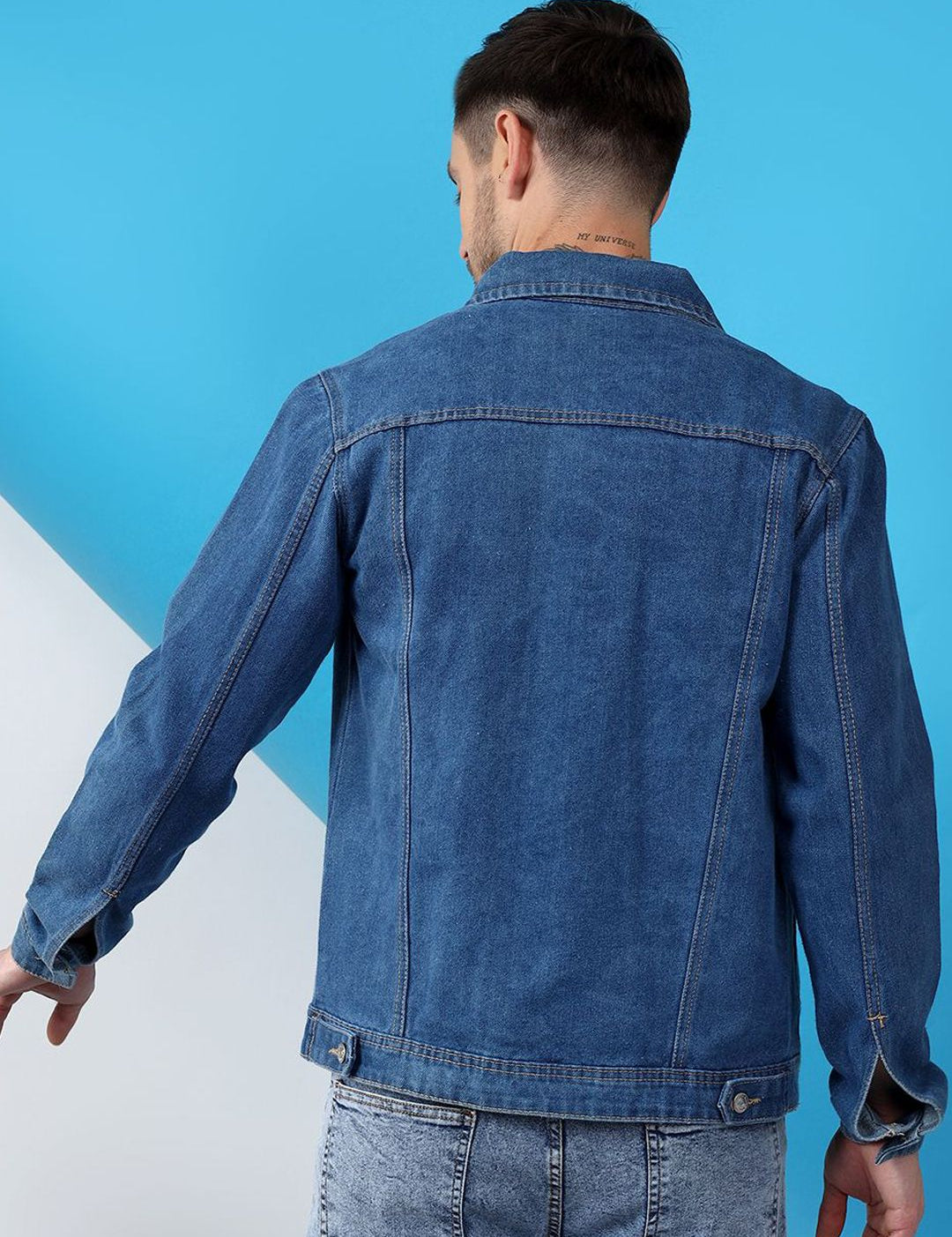 Kotty Spread Collar Denim Jacket