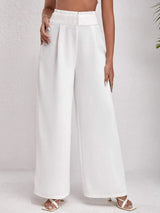 Kotty Women Wide Leg High-Rise Easy Wash Pleated Trousers