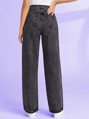 Kotty Women Jean Straight Fit High-Rise Stretchable Jeans