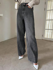 Kotty Women Straight Fit High-Rise Stretchable Jeans