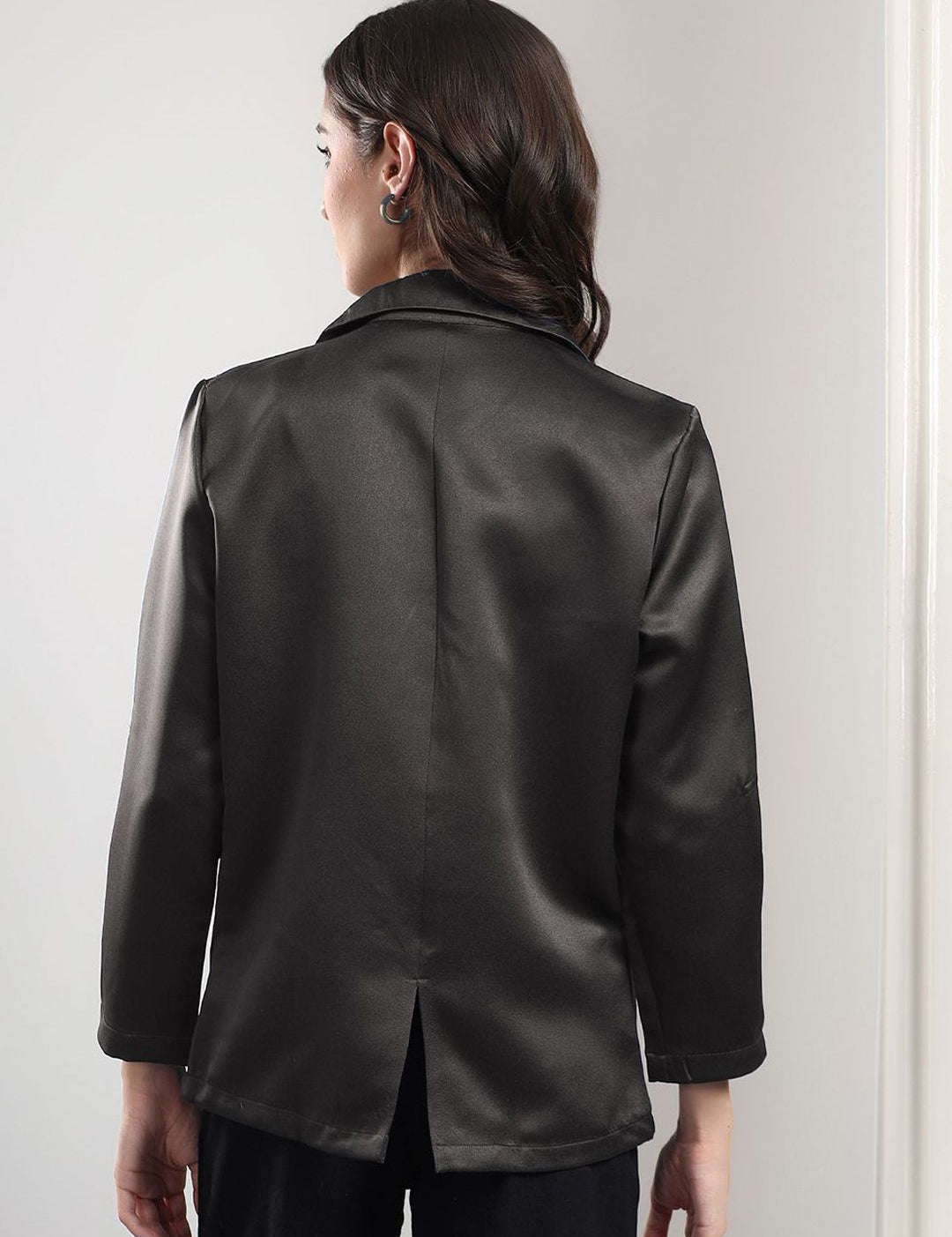 Kotty Notched Lapel Front Open Blazer