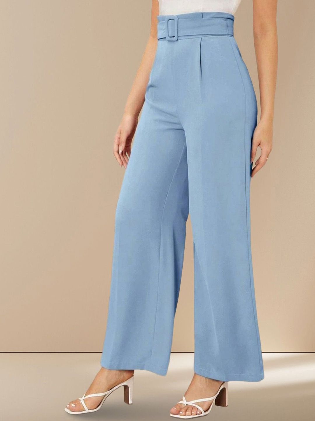 Kotty Women Straight Fit High-Rise Trousers