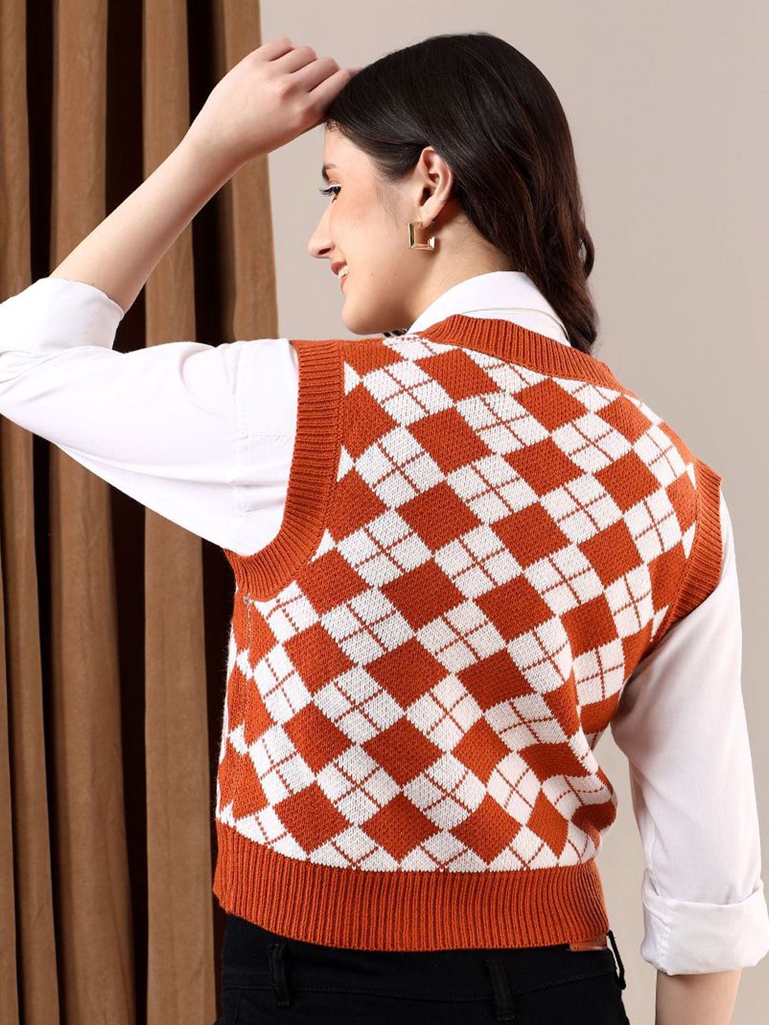 Kotty Women Chevron Printed Pullover