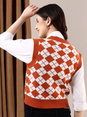 Kotty Women Chevron Printed Pullover