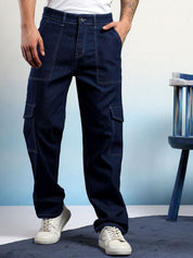 Kotty Men Straight Fit Low-Rise Stretchable Jeans
