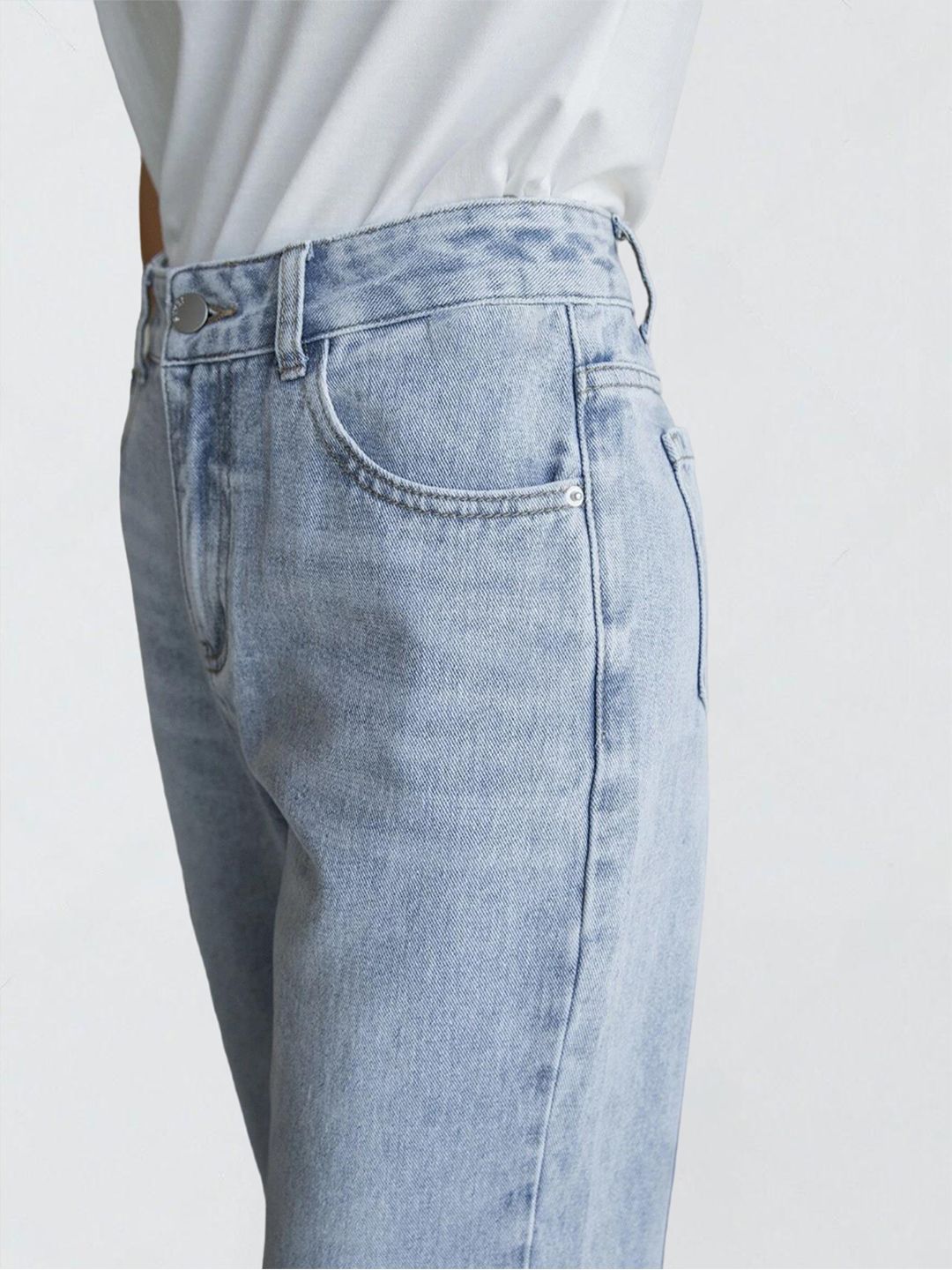 Kotty Women Jean Straight Fit High-Rise Stretchable Jeans