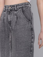 Kotty Denim Straight Skirt