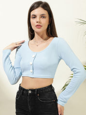 Kotty Women Solid Scoop Neck Top