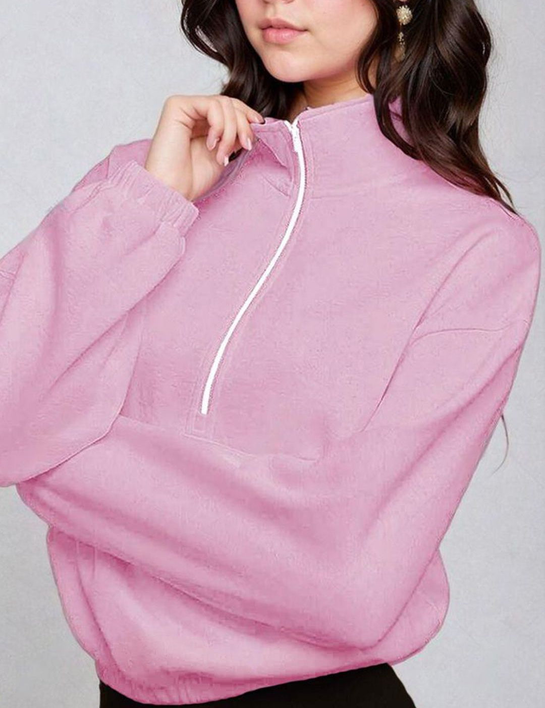 Kotty Women High Neck Sweatshirt