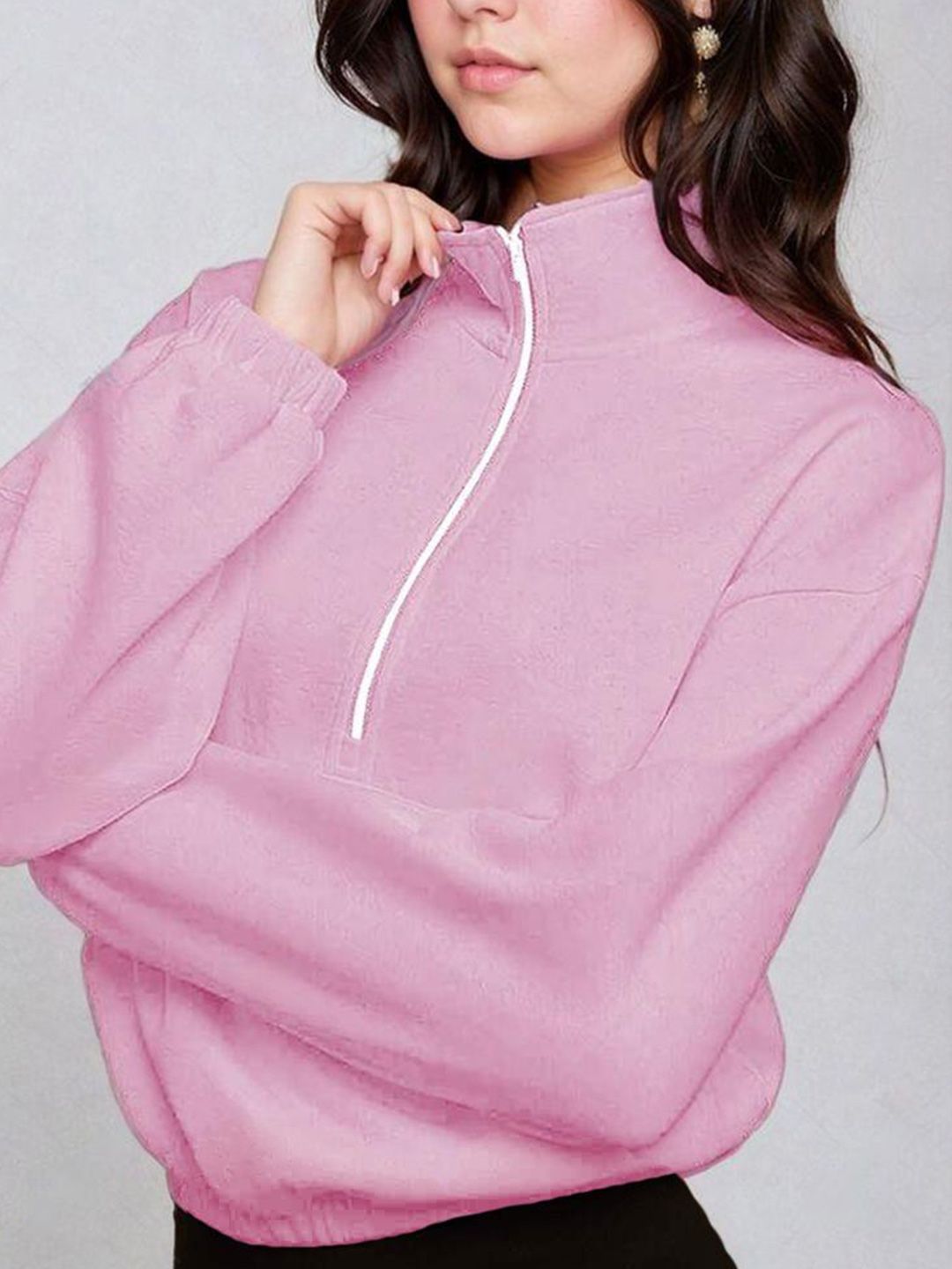 Kotty Women High Neck Sweatshirt
