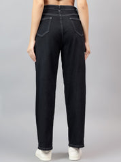 Kotty Women Straight Fit High-Rise Stretchable Jeans