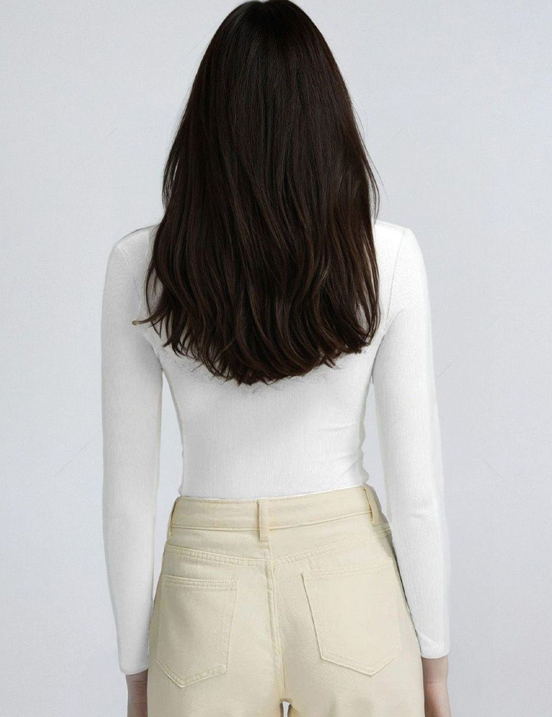 Kotty White and Green Long Sleeves T-Shirt with Trouser