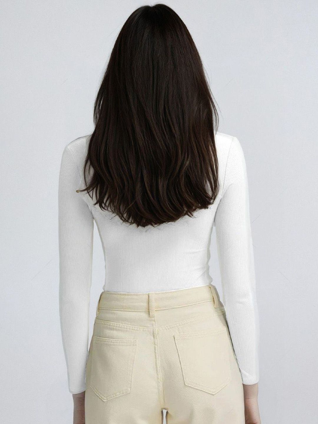 Kotty White and Green Long Sleeves T-Shirt with Trouser