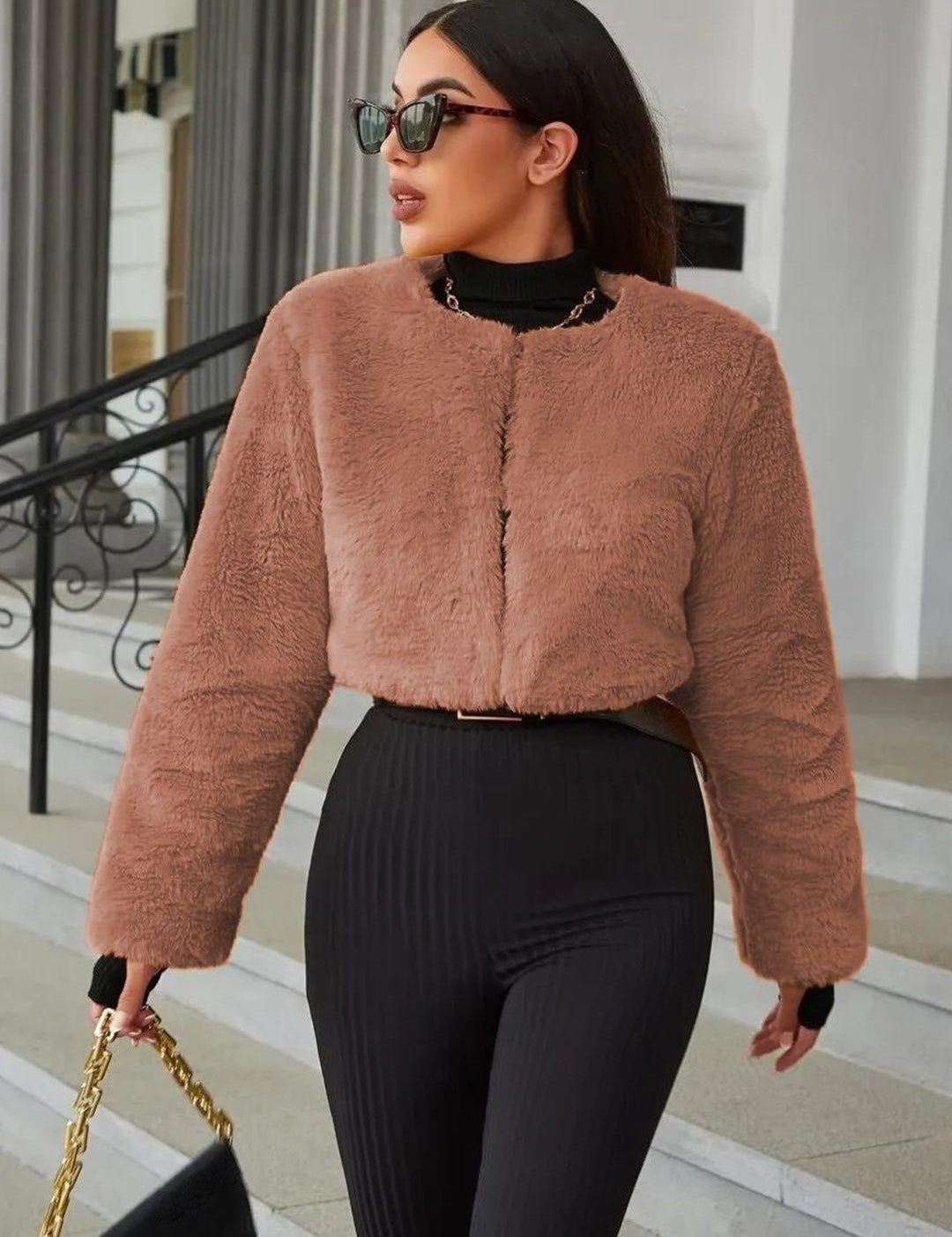 Kotty Women Crop Open Front Jacket