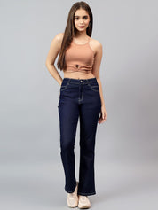 Kotty Women Bootcut High-Rise Stretchable Jeans