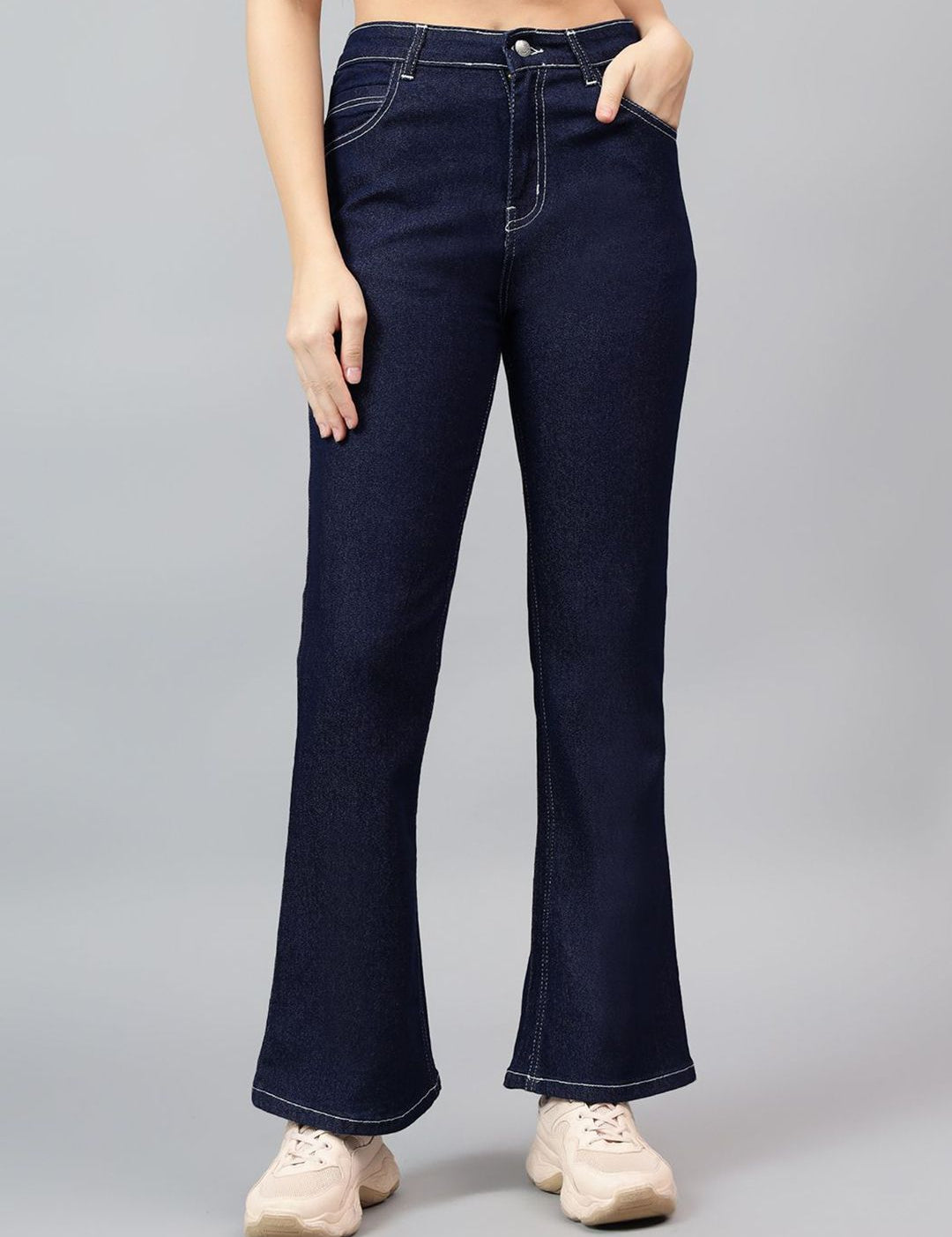 Kotty Women Bootcut High-Rise Stretchable Jeans