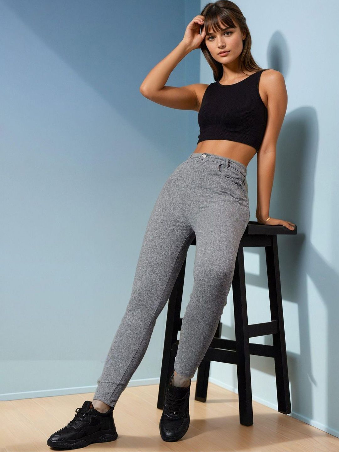 Kotty Women Jean Skinny Fit High-Rise Stretchable Jeans