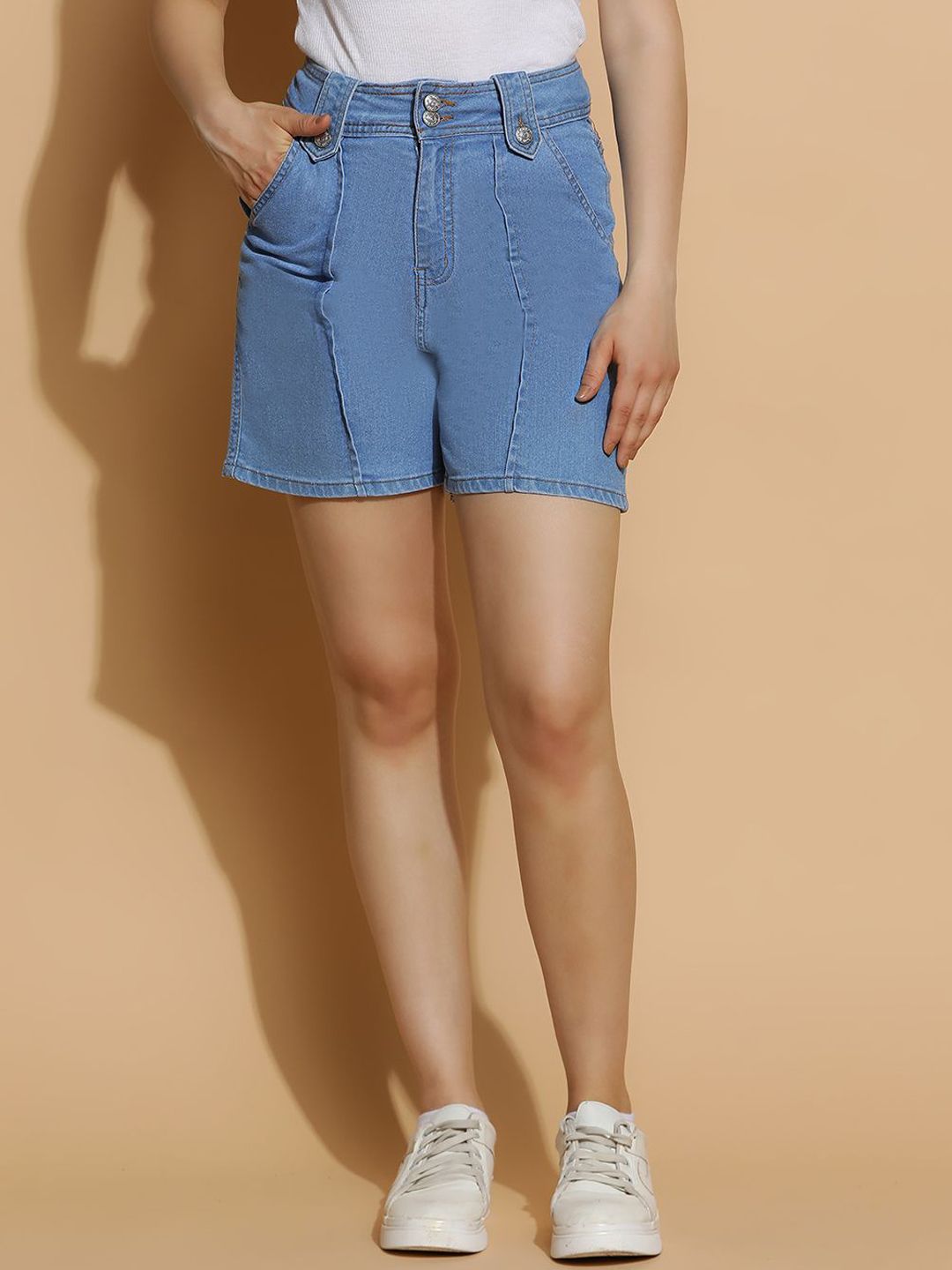 Kotty Women High-Rise Denim Shorts